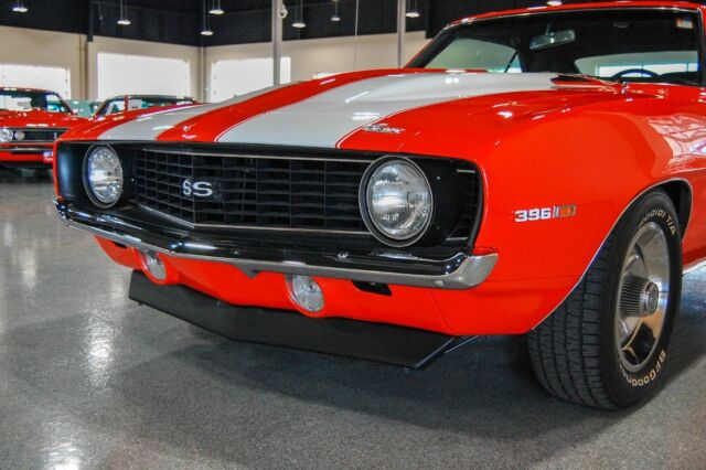 1969 Orange Chevrolet Camaro --