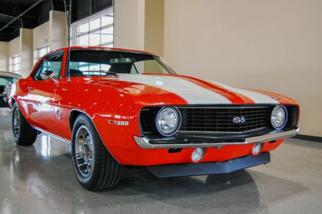 1969 Orange Chevrolet Camaro --
