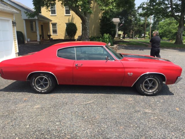 1970 Red Chevrolet Chevelle