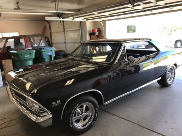 1966 Black Chevrolet Chevelle Coupe