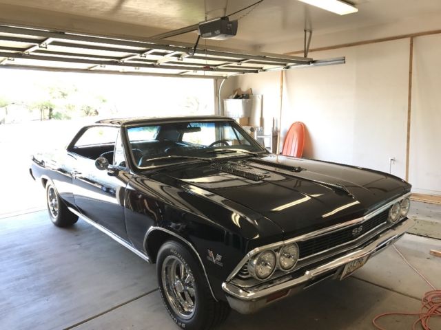 1966 Black Chevrolet Chevelle Coupe