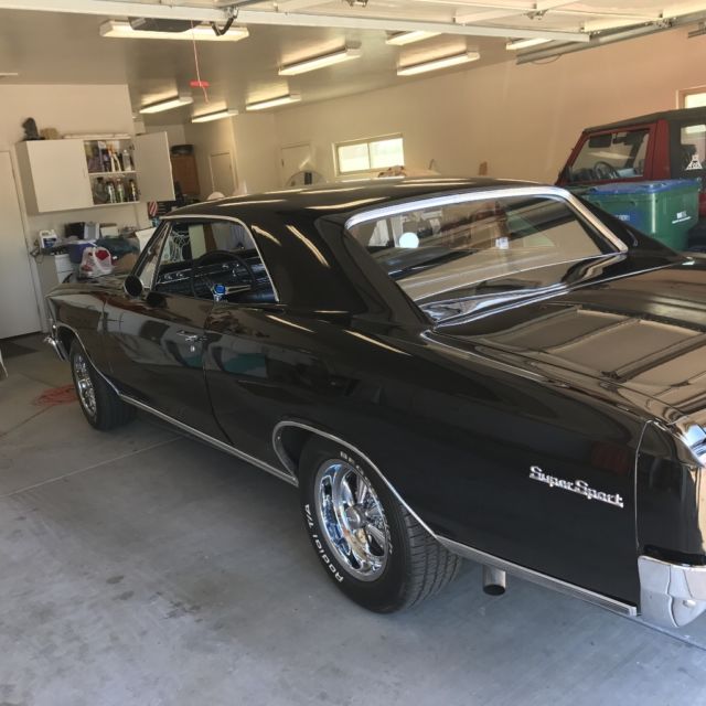 1966 Black Chevrolet Chevelle Coupe