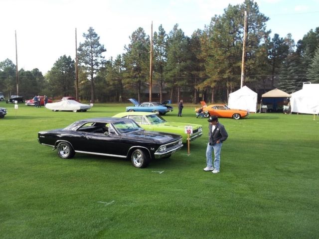 1966 Black Chevrolet Chevelle Coupe