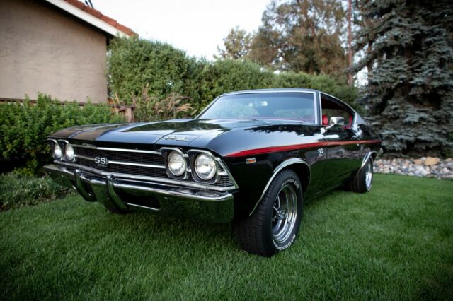 1969 Black Chevrolet Chevelle Coupe