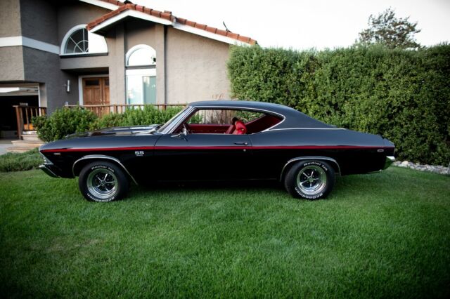1969 Black Chevrolet Chevelle Coupe