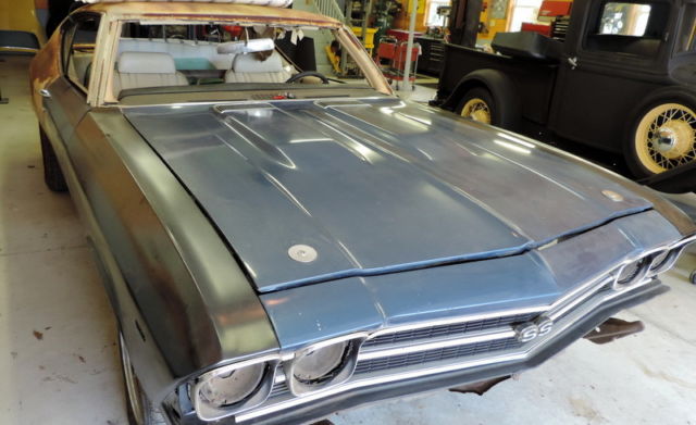 1969 Gray Chevrolet Chevelle Coupe