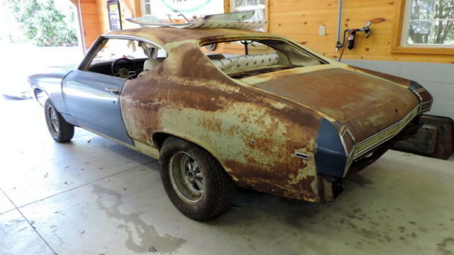 1969 Gray Chevrolet Chevelle Coupe