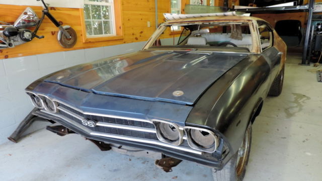 1969 Gray Chevrolet Chevelle Coupe