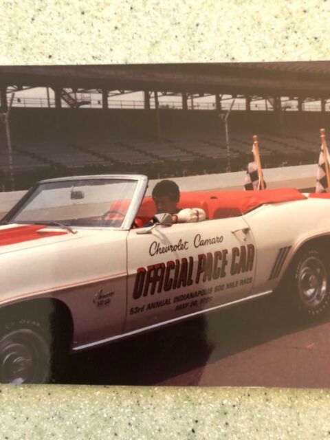 1969 White Chevrolet Camaro Convertible