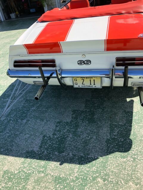 1969 White Chevrolet Camaro Convertible