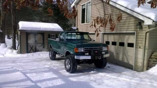 1989 Alpine Green Ford F-350 Regular cab- 8' body