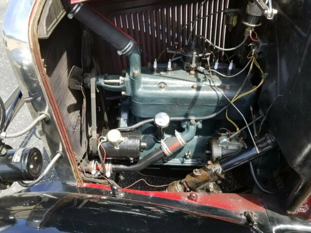 1930 Red Ford Model A Sedan