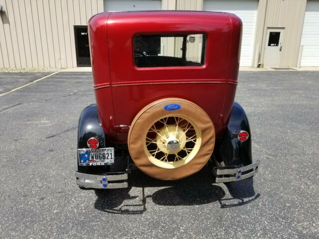 1930 Red Ford Model A Sedan