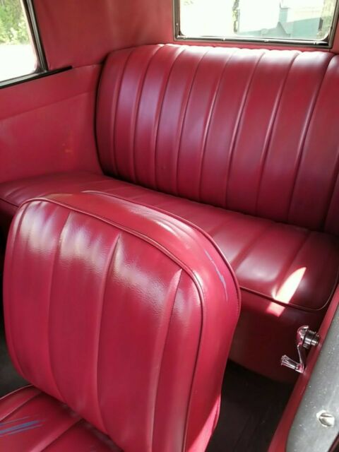 1930 Red Ford Model A Sedan