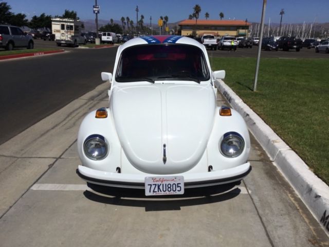 1973 White Volkswagen Beetle - Classic Coupe