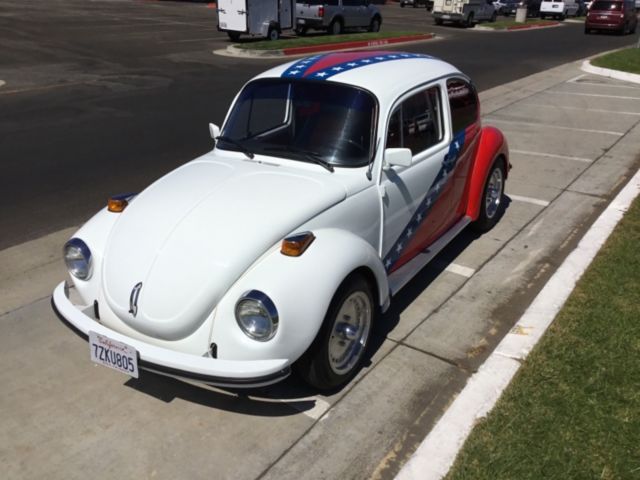 1973 White Volkswagen Beetle - Classic Coupe