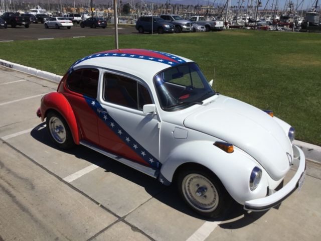 1973 White Volkswagen Beetle - Classic Coupe
