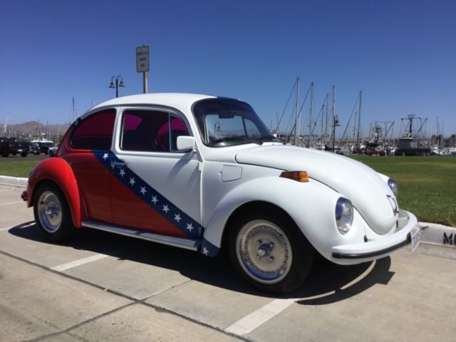 1973 White Volkswagen Beetle - Classic Coupe