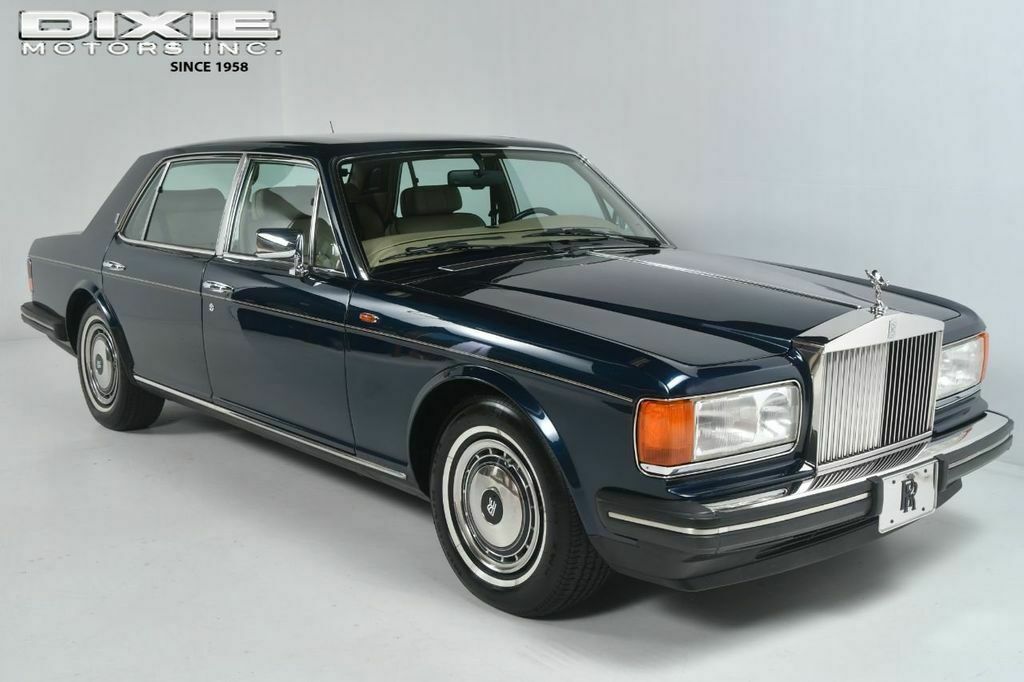 1993 Blue Rolls-Royce Silver Spirit/Spur/Dawn Sedan