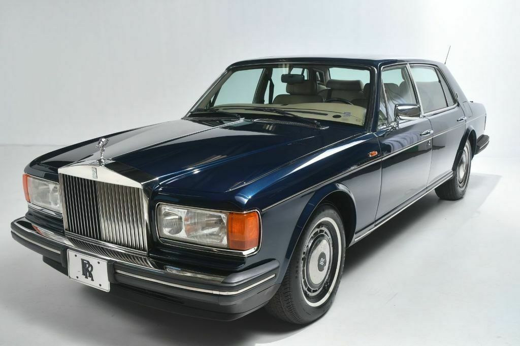 1993 Blue Rolls-Royce Silver Spirit/Spur/Dawn Sedan
