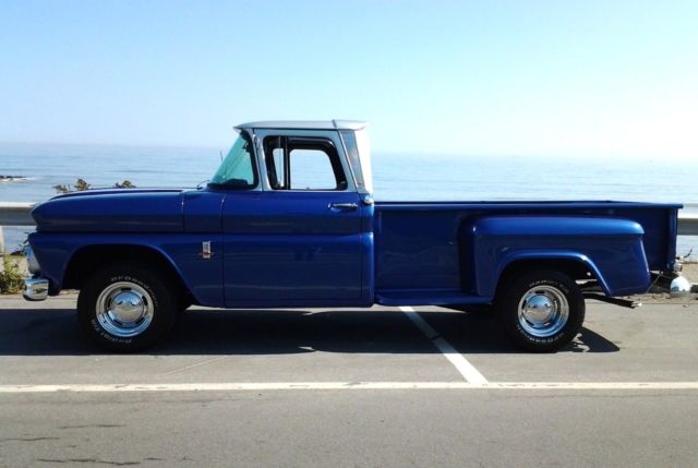 1963 Daytona Blue and Gray Chevrolet C-10 Long Bed Pickup