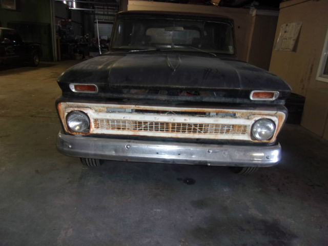 1966 Black Chevrolet C-10