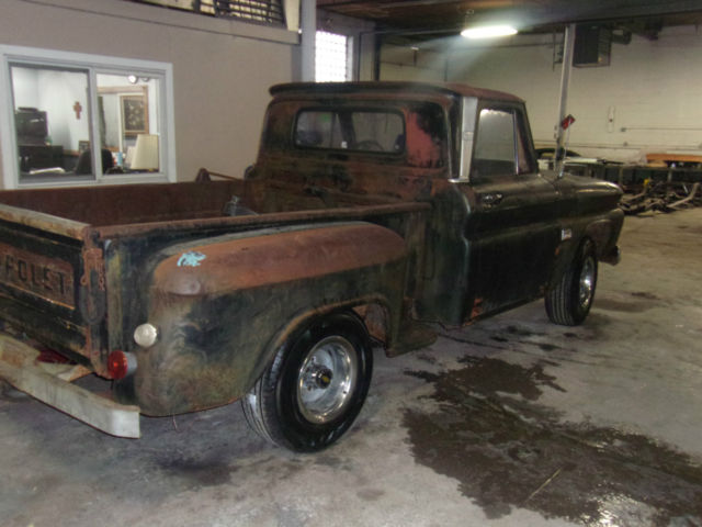 1966 Black Chevrolet C-10