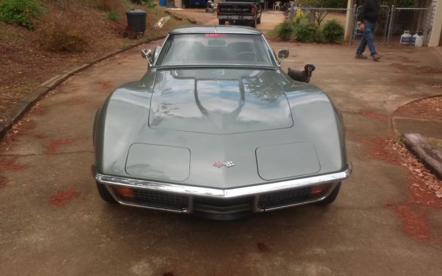 1972 Green Chevrolet Corvette Coupe