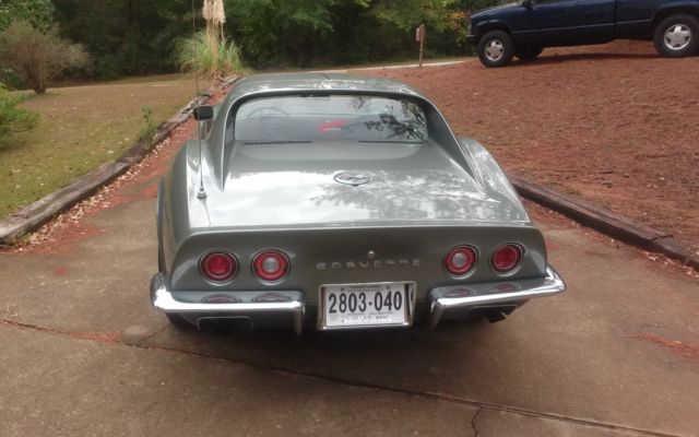 1972 Green Chevrolet Corvette Coupe