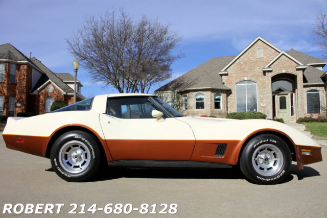 1981 2 TONE Chevrolet Corvette Coupe