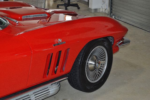 1966 Red Chevrolet Corvette Convertible