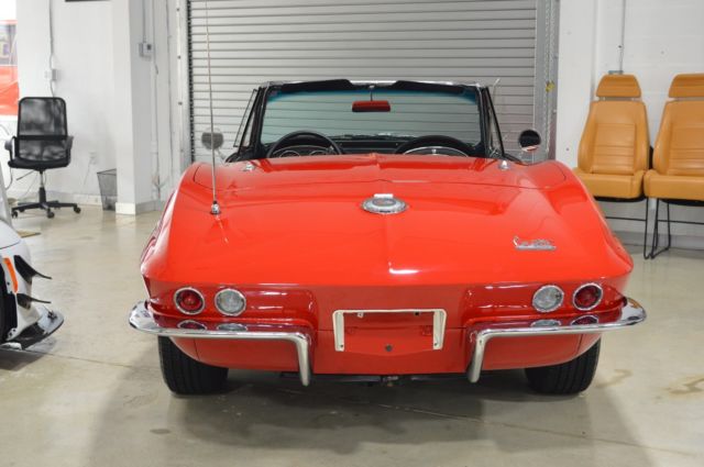 1966 Red Chevrolet Corvette Convertible