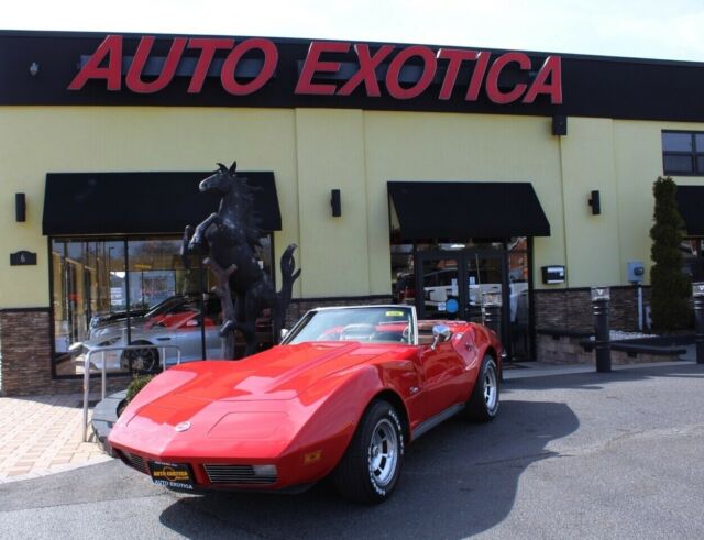 1973 Red Chevrolet Corvette --