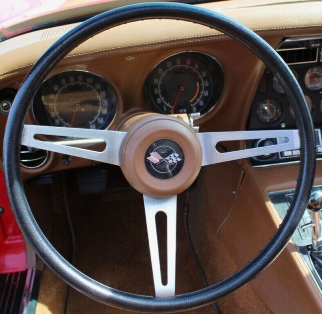 1973 Red Chevrolet Corvette --