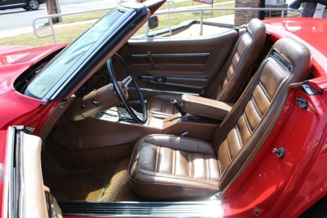 1973 Red Chevrolet Corvette --