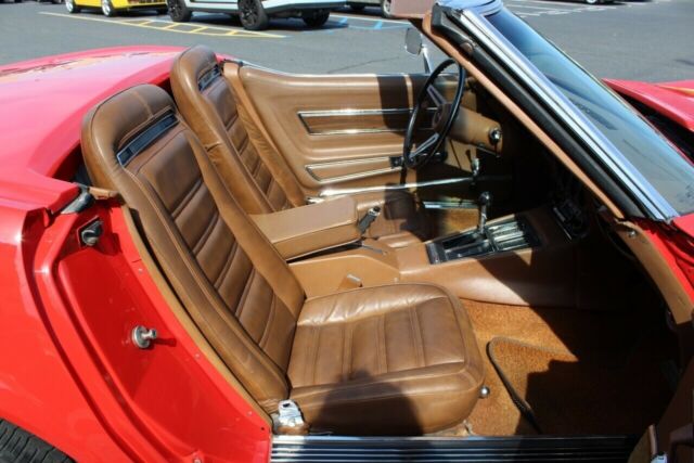 1973 Red Chevrolet Corvette --