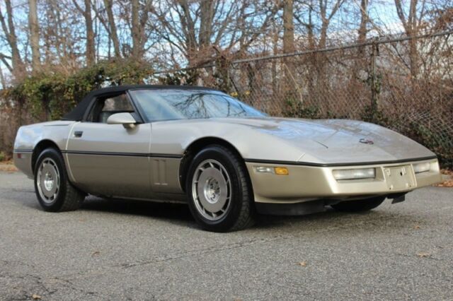 1986 Tan Chevrolet Corvette Convertible