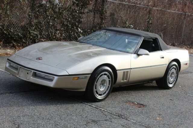 1986 Tan Chevrolet Corvette Convertible