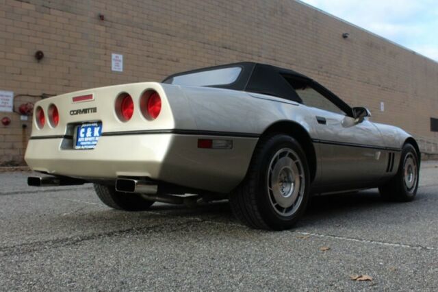 1986 Tan Chevrolet Corvette Convertible