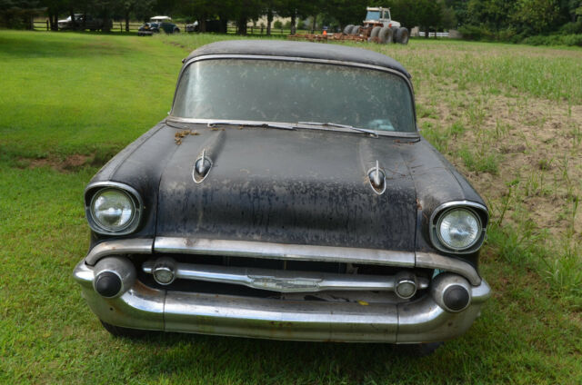 1957 Black Chevrolet Nomad