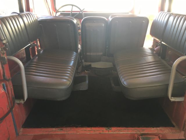 1970 Red Toyota Land Cruiser Cab & Chassis