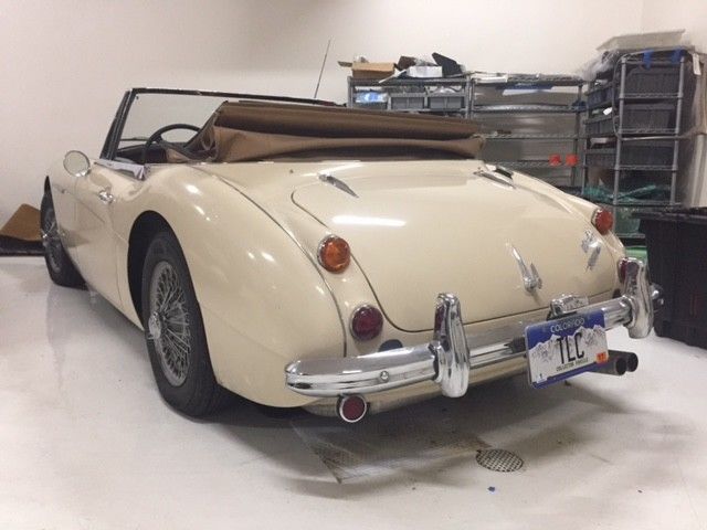 1967 Khaki Brown Austin Healey 3000 Convertible