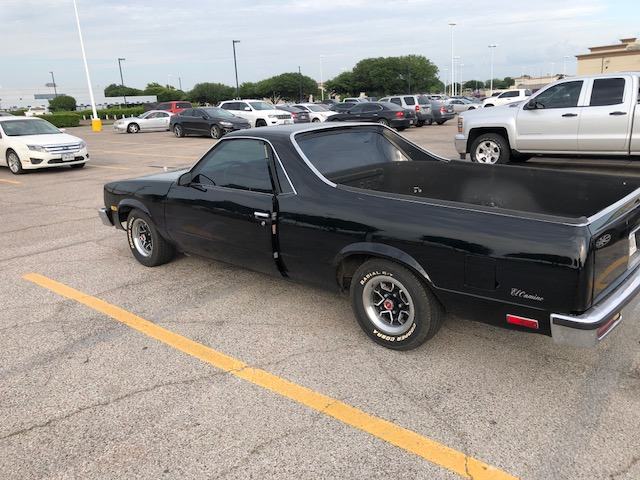 1986 Black Chevrolet El Camino Pickup Truck