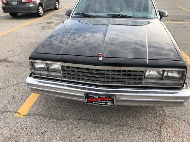 1986 Black Chevrolet El Camino Pickup Truck