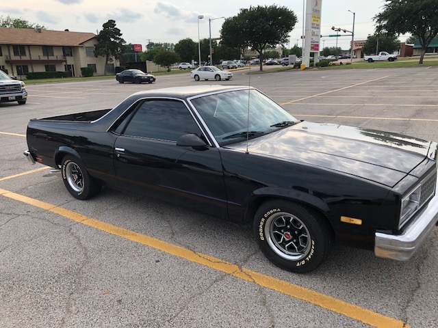 1986 Black Chevrolet El Camino Pickup Truck