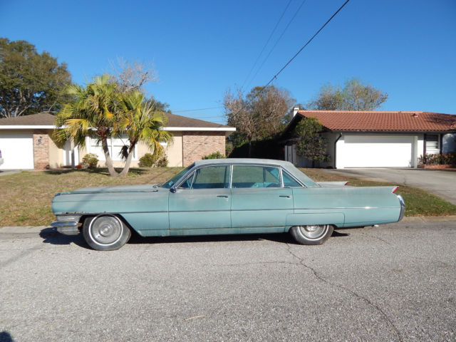 1964 Aquamarine Cadillac Series 62 / 6200 Sedan