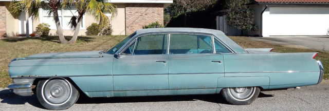 1964 Aquamarine Cadillac Series 62 / 6200 Sedan