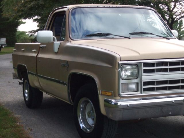 1986 Gold Chevrolet C-10