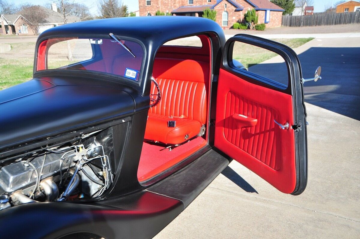 1934 Flat Black Ford 2 Door Coupe Coupe