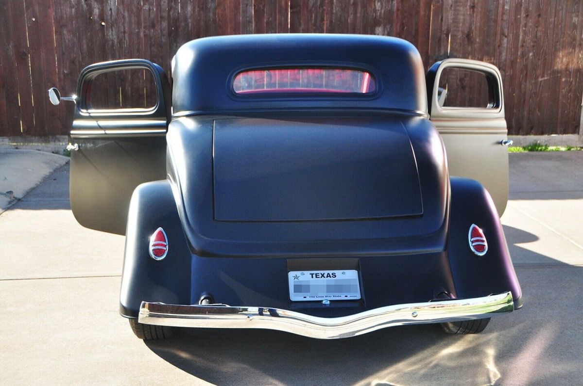 1934 Flat Black Ford 2 Door Coupe Coupe